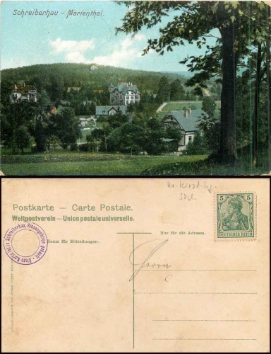 Schreiberhau Marienthal Kreis Hirschberg *ca. 1915