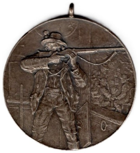 Schützenmedaille Sachsen Herbstpreis 1928 2. Pistole Z. V. I. M.