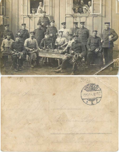 Shoemaker Saddler War Craftsman 1914 1st World War or 13.10.1914