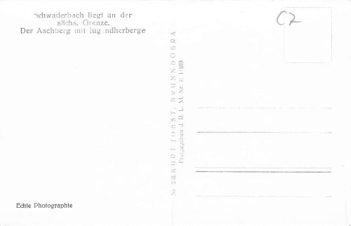 Schwaderbach Sudetengau Böhmen Bublava * um 1930