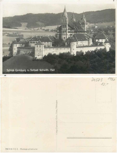 74523 Schwaebisch Hall Schloss Comburg * ca. 1930