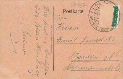 Schwarzatal Thüringen Hotel Waidmannsheil o um 1930