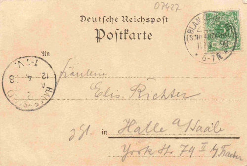 Schwarzatal Thüringen Schweizerhaus litho o 1898
