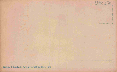 Schwarzatal Thüringen Schweizerhaus * um 1910