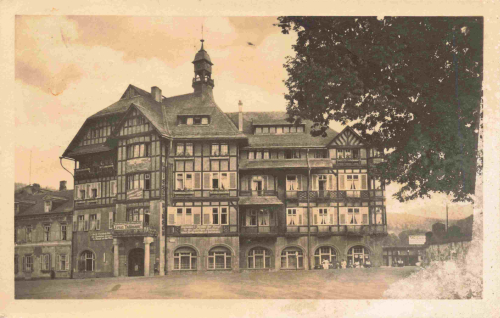 Schwarzburg Thüringer Wald Reichsbahn Erholungsheim Ernst Thälmann o 1954