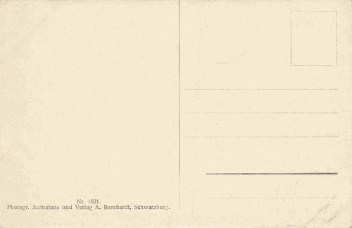 Schwarzburg Thüringer Wald Partie an der Kirche * um 1920