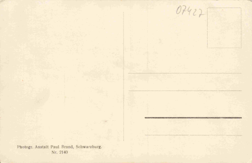 Schwarzburg Thüringer Wald Jugendherberge Hans Breuer haus * um 1940