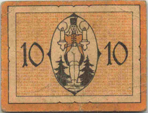 Schwarzenberg Erzgebirge Notgeldschein 1920