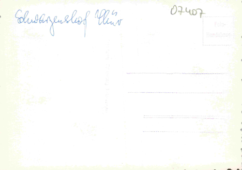 07407 Schwarzenshof Rudolstadt Ferienheim * um 1950