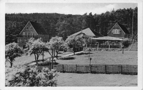 07407 Schwarzenshof Rudolstadt Ferienheim * um 1950