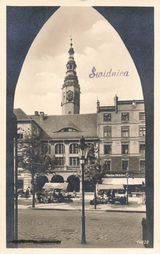 Schweidnitz Markt Schlesien Swidnica * um 1940