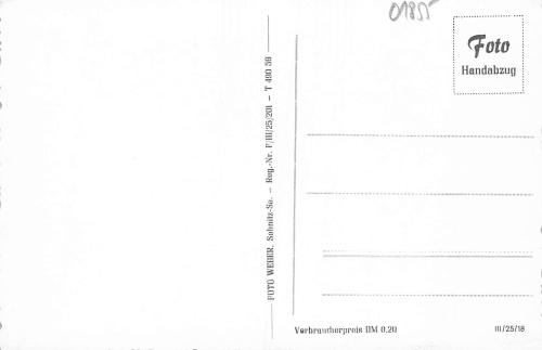 01855 Sebnitz in Saxony Multi-image postcard * circa 1950