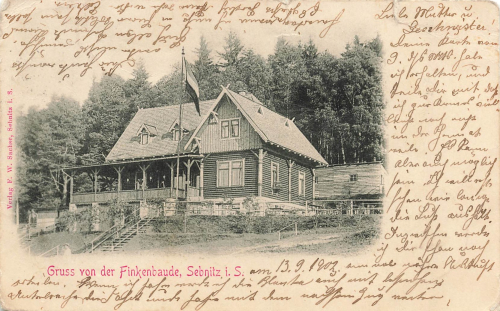 01855 Sebnitz in Sachsen Finkenbaude  o 1902