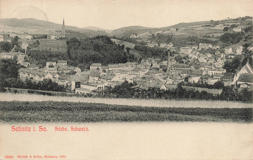 01855 Sebnitz in Sachsen o 1906