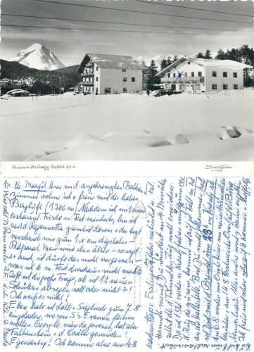 Seefeld Pension Hochegg gebr. ca. 1970
