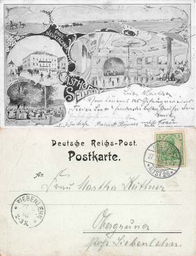 Seidnitz Dresden Gasthof Paul Neukirchner o 1905