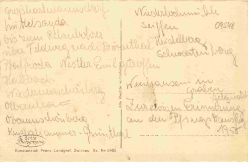 Seiffen Erzgebirge gebraucht um 1940