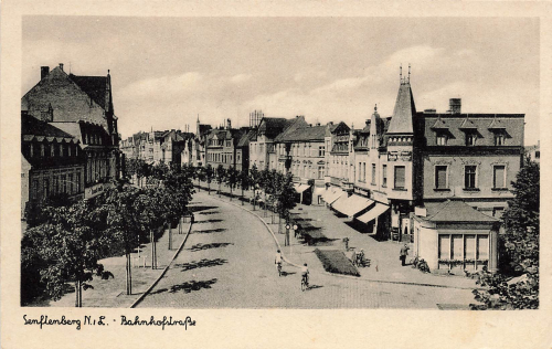 01968 Senftenberg Bahnhofstrasse gebraucht 1944