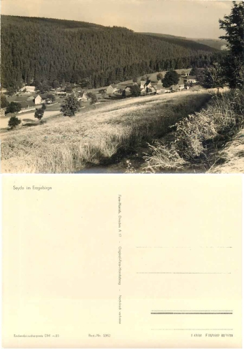 01776 Seyde Hermsdorf Erzgebirge *1961 Hanich1362