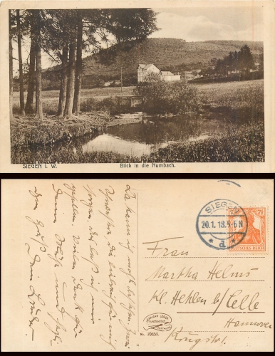 Siegen Numbach o 20.1.1918