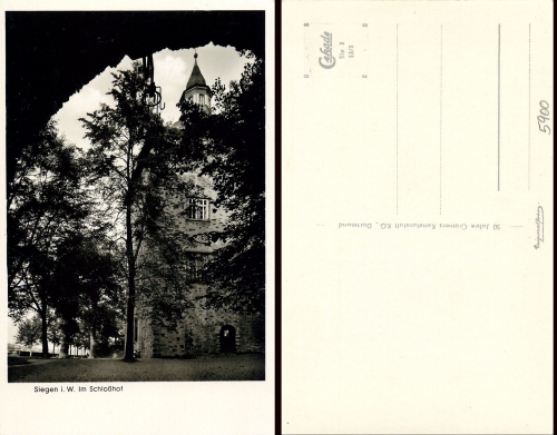 Siegen Westfalen Schlosshof *ca. 1950