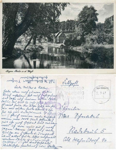 Siegen on the white Field post o February 2, 1941