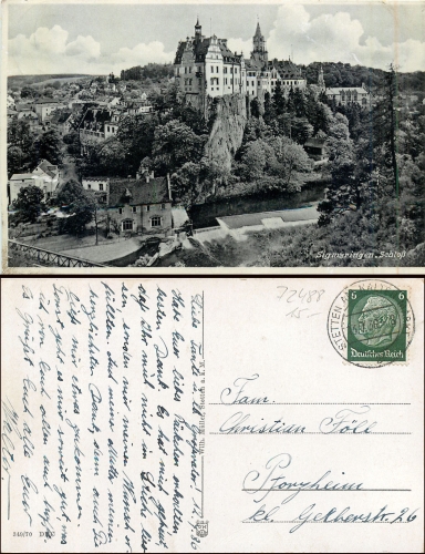 Sigmaringen Schloss o 13.7.1936