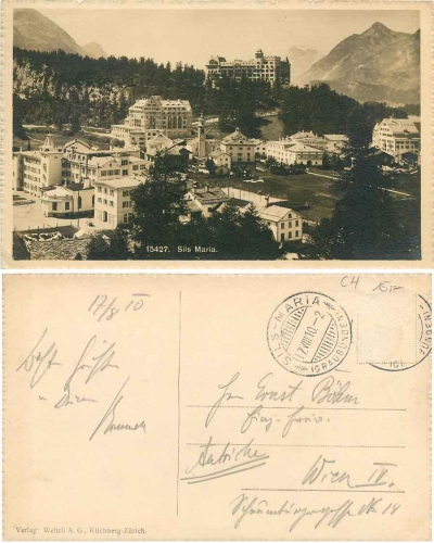 Sils Maria o 17.8.1910