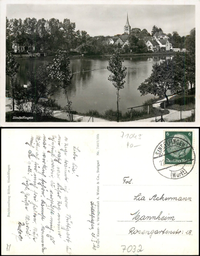Sindelfingen pond o 22.1.40