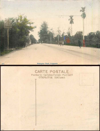 Singapore Selangoon Road *um 1910