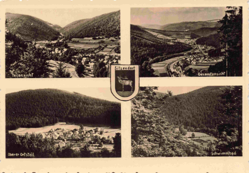Sitzendorf Thüringen Mehrbildkarte * 1960