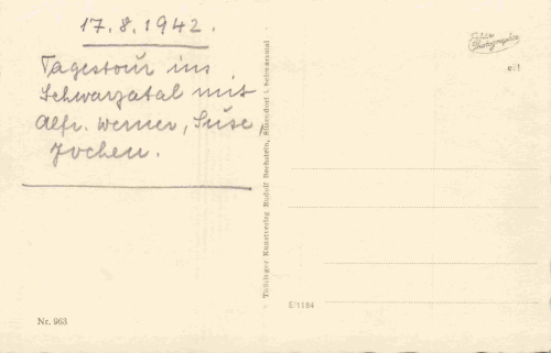 Sitzendorf Thüringer Wald Hotel Linde * 1942