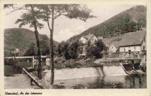 Sitzendorf Thüringer Wald an der Schwarza * um 1950
