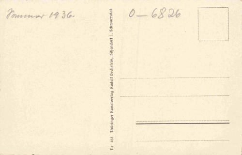 Sitzendorf Thüringer Wald * 1936