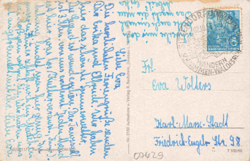 Sitzendorf Thüringer Wald o 1956