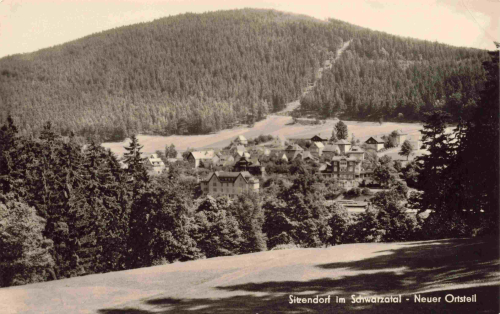Sitzendorf Thüringer Wald neuer Ortsteil o 1965