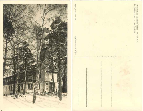 02689 Sohland Spree Grenzbaude *1956 Hanich oN