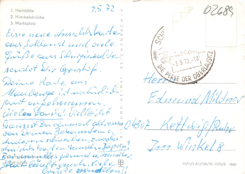 02689 Sohland Spree Mehrbildkarte o 1972