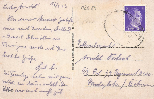 02689 Sohland Spree Marktplatz o 1943