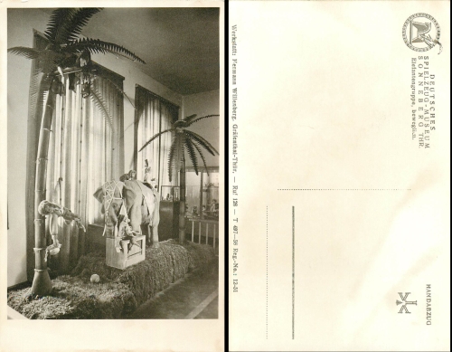 Sonneberg Elephant Group Toy Museum * approx. 1950