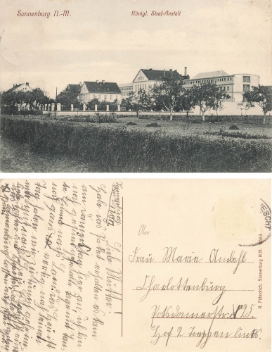 Sonnenburg Neumark penal institution Slonsk o around 1920