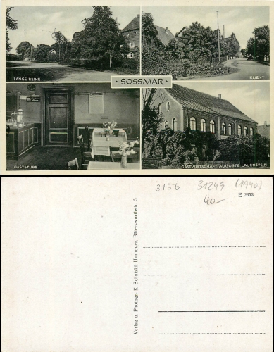 Sossmar Hohenhameln * 1940