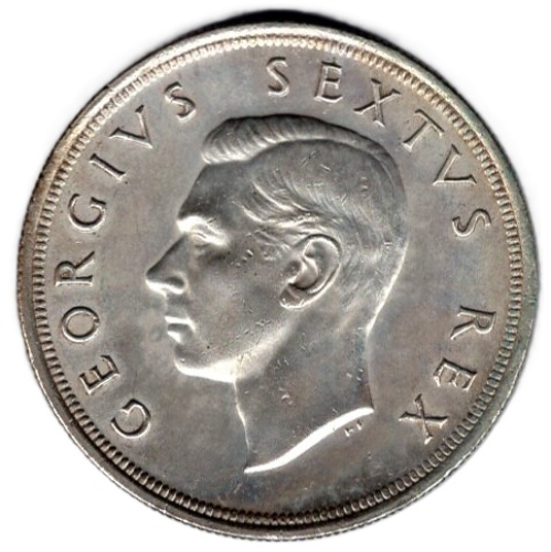 Südafrika 5 Shillings 1952 Georg VI. Auf den 300. Jahrestag der Gründung Cape Towns