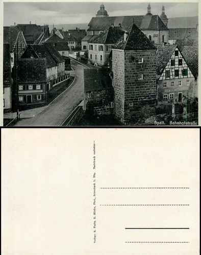 Spalt Bahnhofstrasse *ca. 1940
