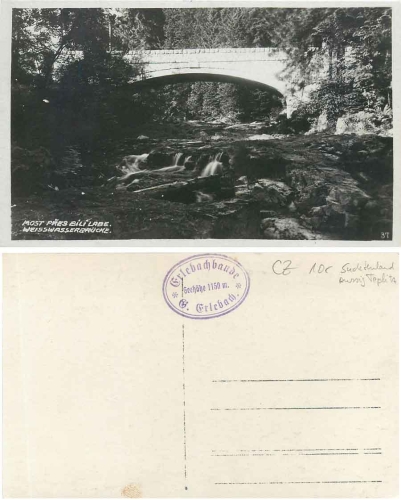 Spindlermühle Weisswasserbrücke Riesengebirge * ca. 1930