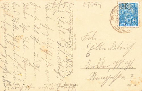 02794 Spitzkunnersdorf Oberlausitz o 1954