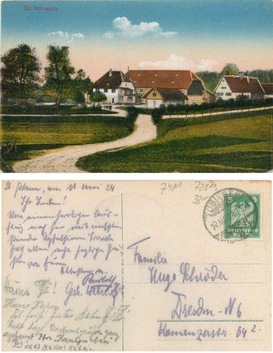 St. Johann Wuerttemberg o 12.05.1924