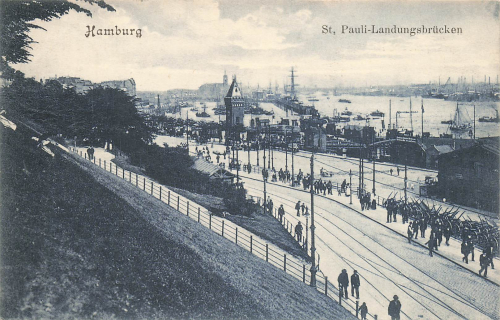Hamburg St.Pauli, Landungsbrücken o 30.6.08