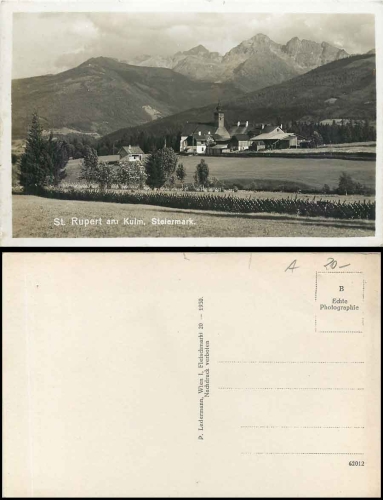 St. Rupert am Kulm Steiermark * ca. 1930