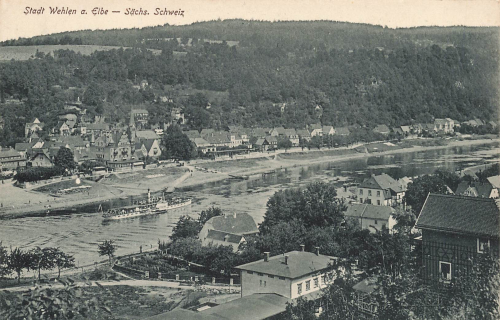 01829 Stadt Wehlen Sächsische Schweiz * um 1910